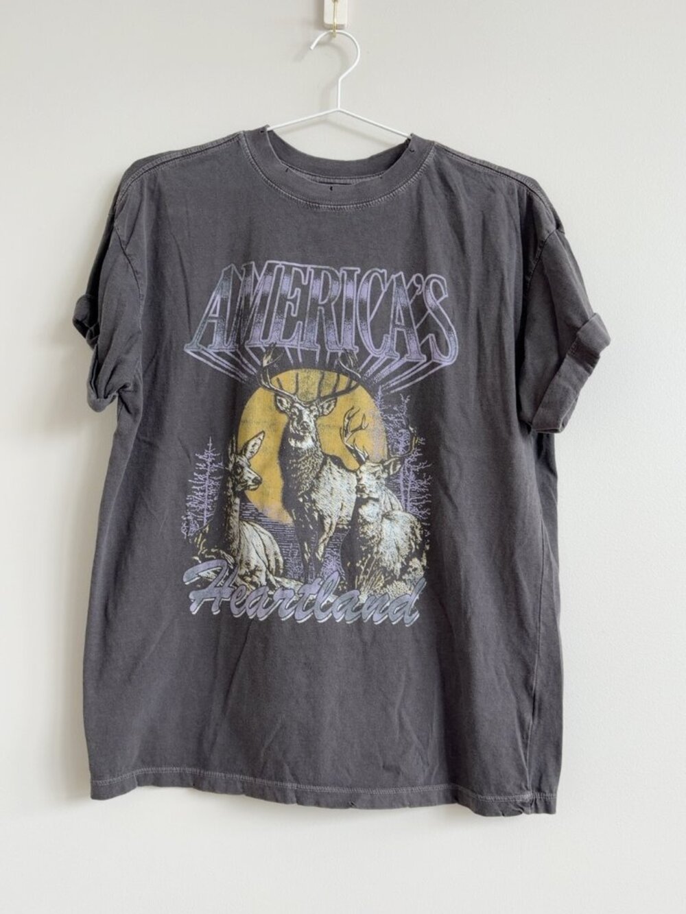 Girl Dangerous America’s Heartland Deer Graphic Tee — Size S